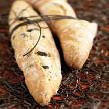 ❆ Black olive stick bread 50x50g