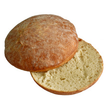 ❆ Rustic round burger bread with wheat sliced 40x100g