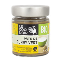 Organic green curry paste jar 130g