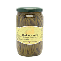 Extra fine green beans hand-packed jar 72cl