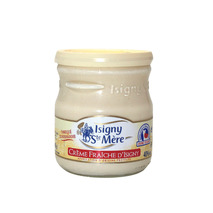 Crème fraîche d'Isigny AOP 40% pot en verre 40cl