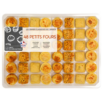 Salted petits fours x48 670g