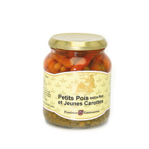Extra fine peas and young carrots jar 330g