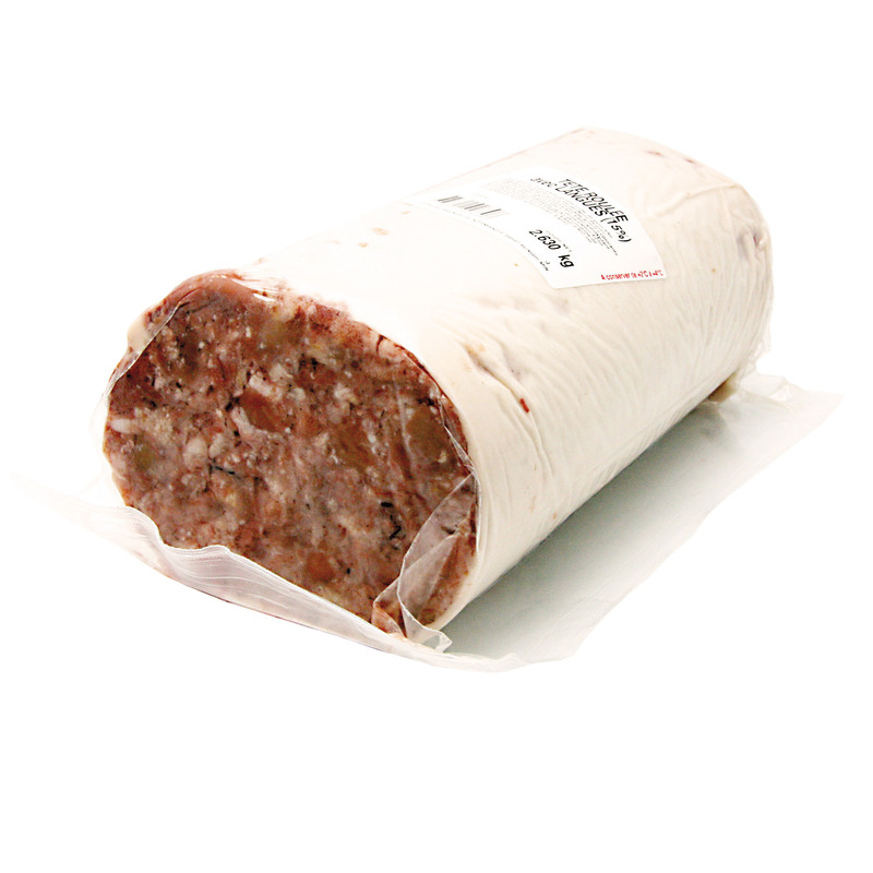 Barded rolled brawn with tongue LPF vacuum packed ±2.6kg