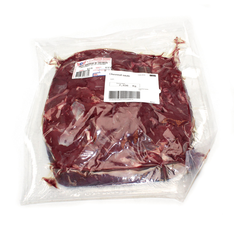 Sauté de chevreuil s/ vide ±2,7kg
