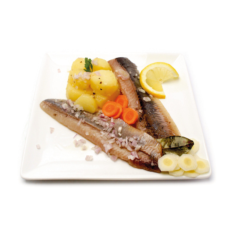 Smoked mild herring fillets Label Rouge 1kg