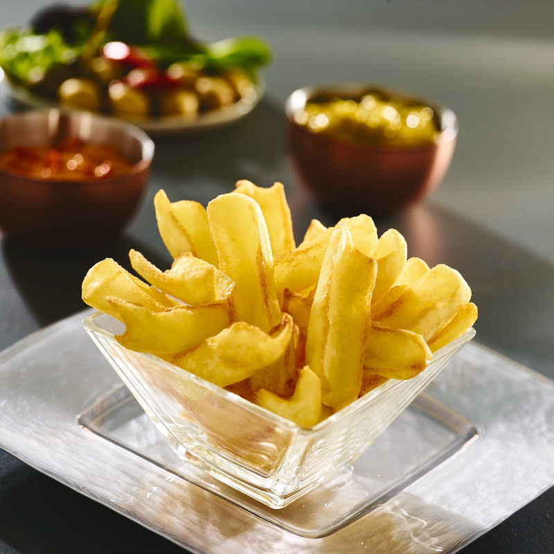 ❆ Fry'n dip curved french chips 2.5kg