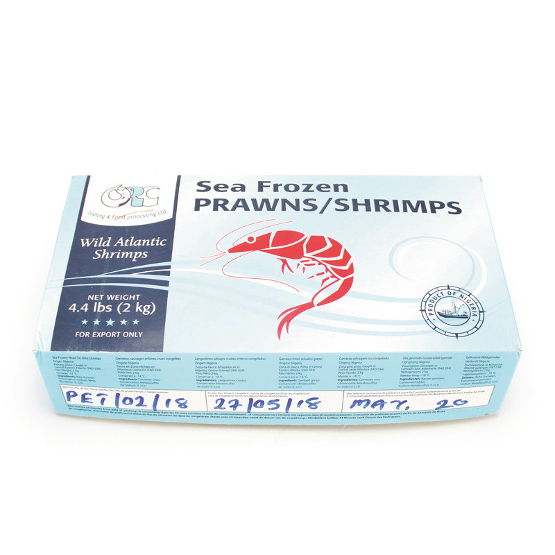 ❆ Wild whole raw shrimps 