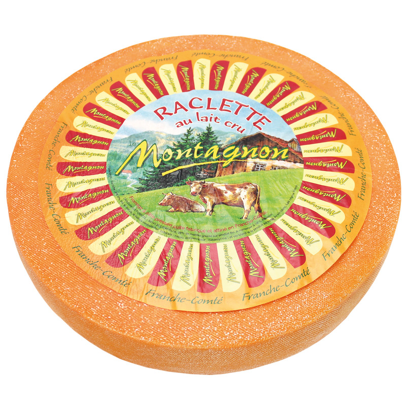 Whole unpasteurised Montagnon raclette french milk ±7kg