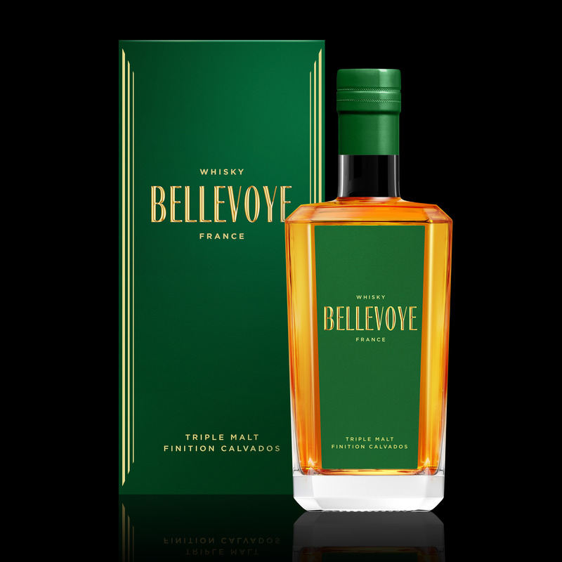 Whisky Bellevoye Vert 43° 70cl et son étui