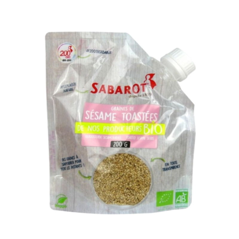 Graines de sésame toastées BIO tubo 200g