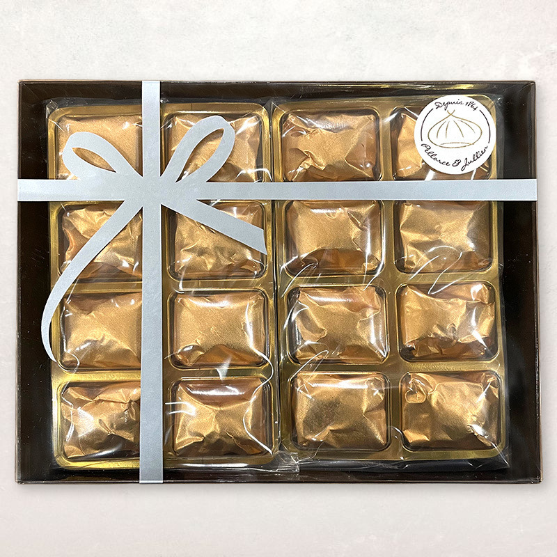 Marrons glacés entiers enveloppe or x16 coffret 320g