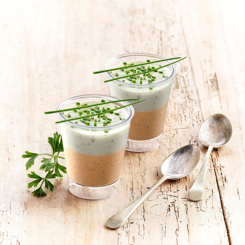 Trout cottage cheese and lemon verrine 4x40g