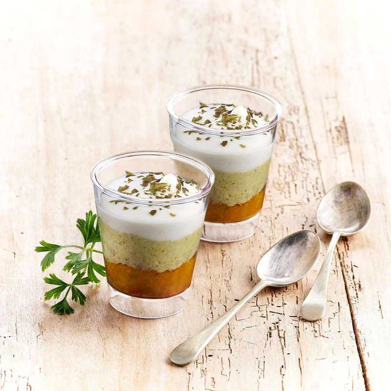 Verrine chestnut candied carrot and hazelnut 4x40g