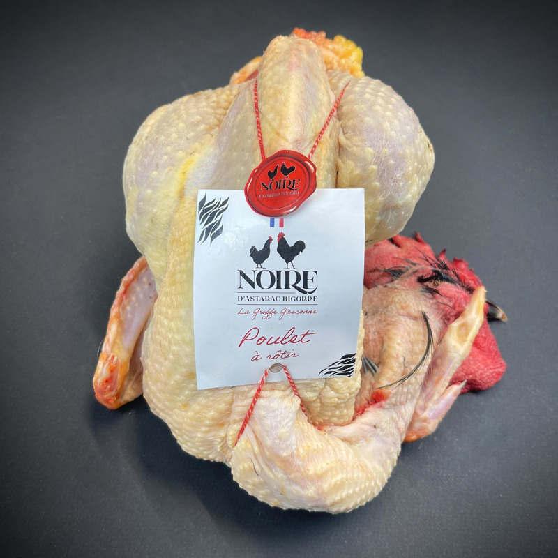 Poulet Noire d'Astarac Bigorre 150 jours ±1,8kg