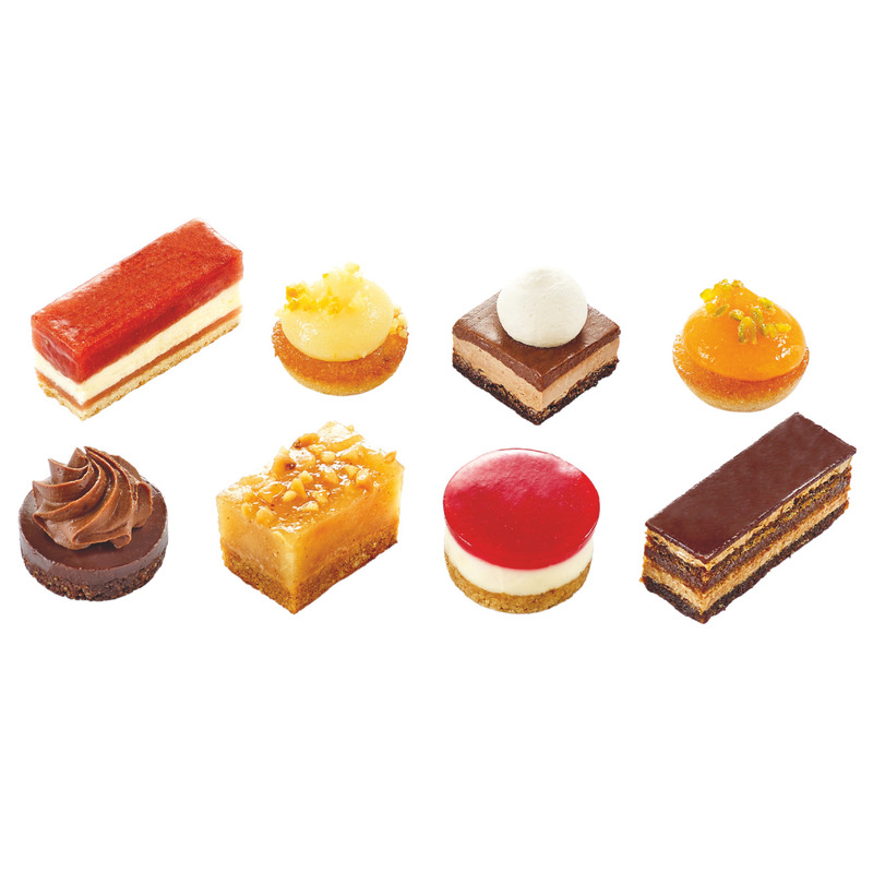 ❆ Petits fours Saint‑Germain sur plateau sous cloche x48 685g