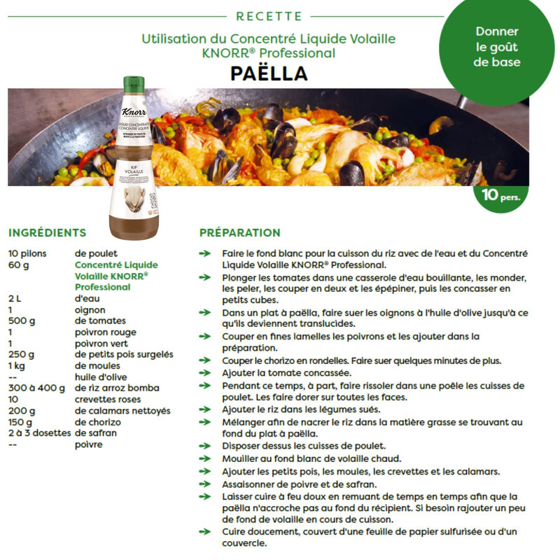 Concentré liquide de volaille 1L