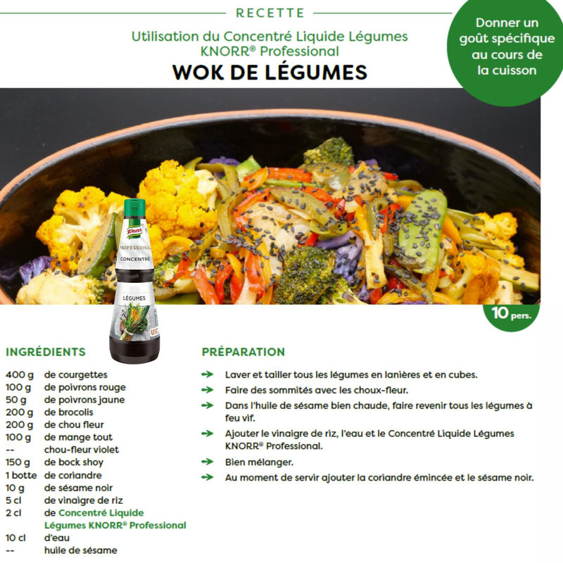 Concentré liquide de légumes 1L
