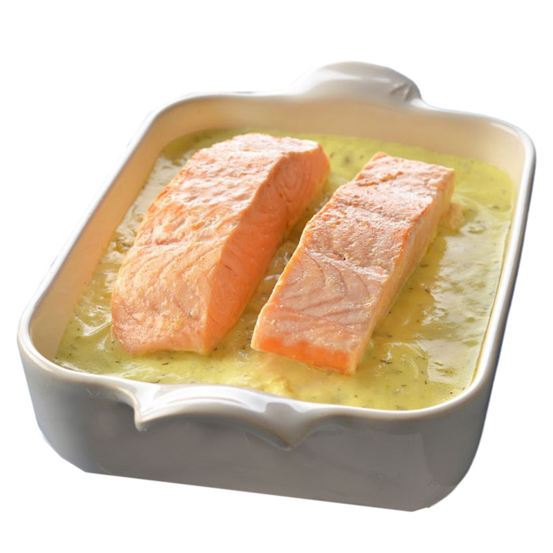 Salmon with butter sauce tub 1.8kg