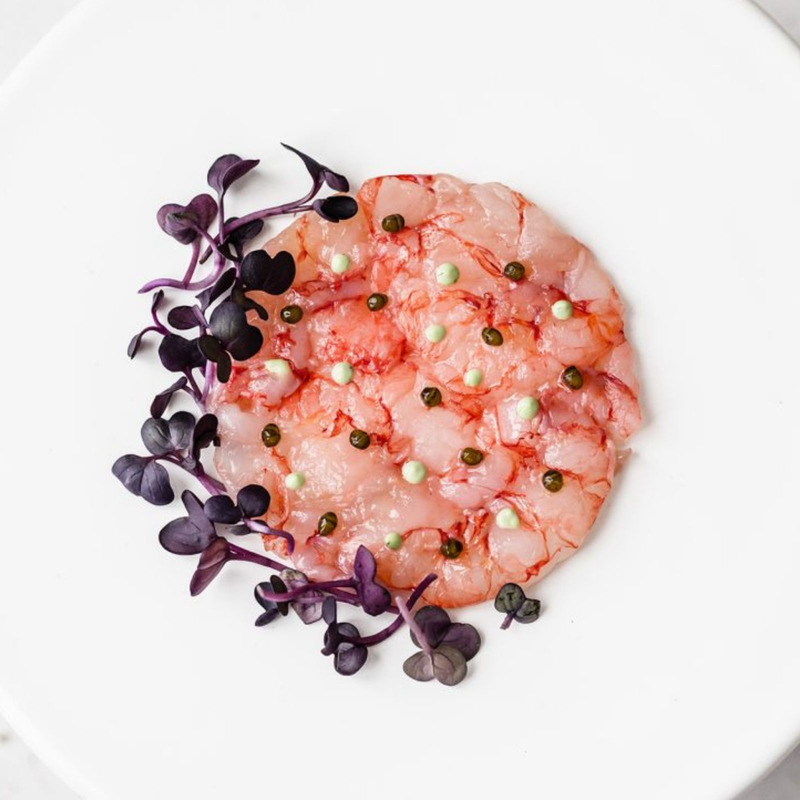❆ Gambero rosso carpaccio | Premium red prawns 20x60g