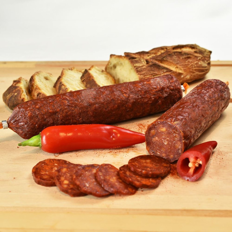 Halal turkey chorizo and cayenne pepper dry speciality ±300g