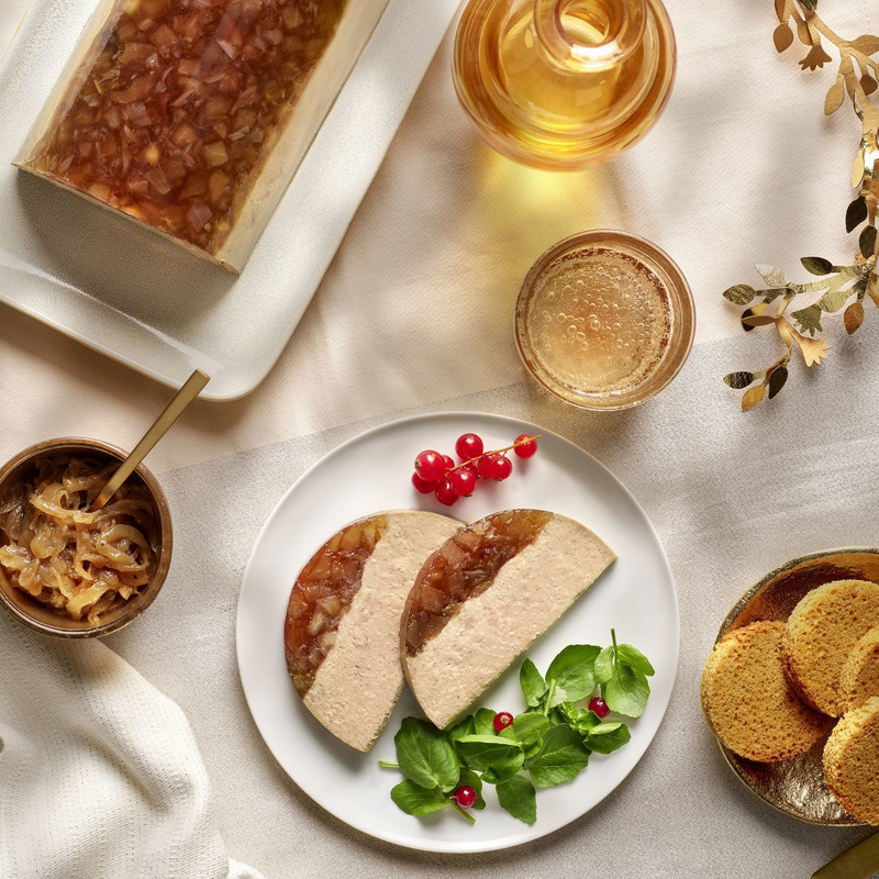 Duck mousse and onion confit log 1.2kg