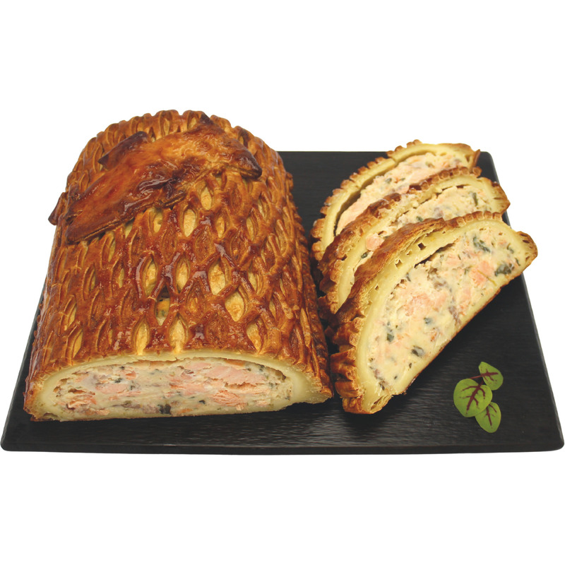 Feuillantine aux deux saumons Atlantique s/ at 2,2-3kg