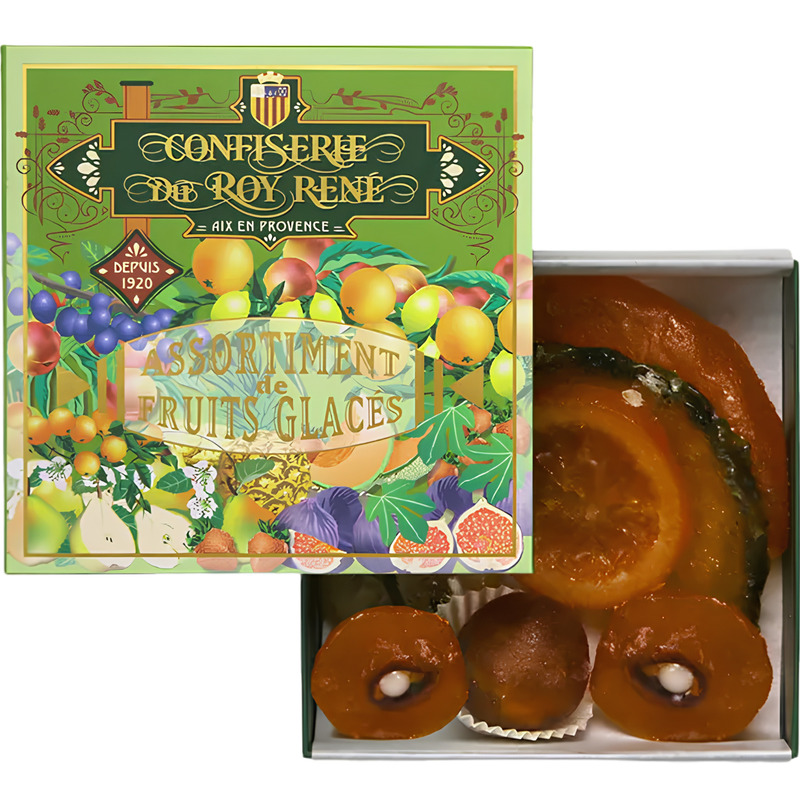Assortment of glazed candied fruit 360g