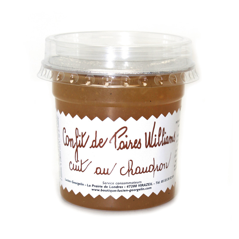 Confit de poires Williams cuit au chaudron 150g