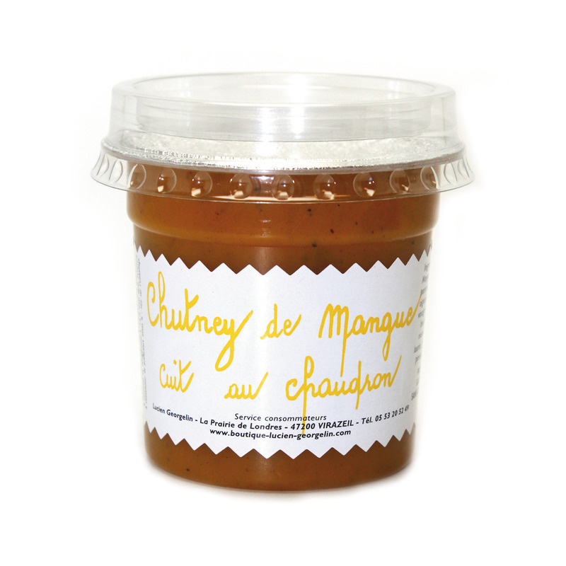 Chutney de mangues cuit au chaudron 150g