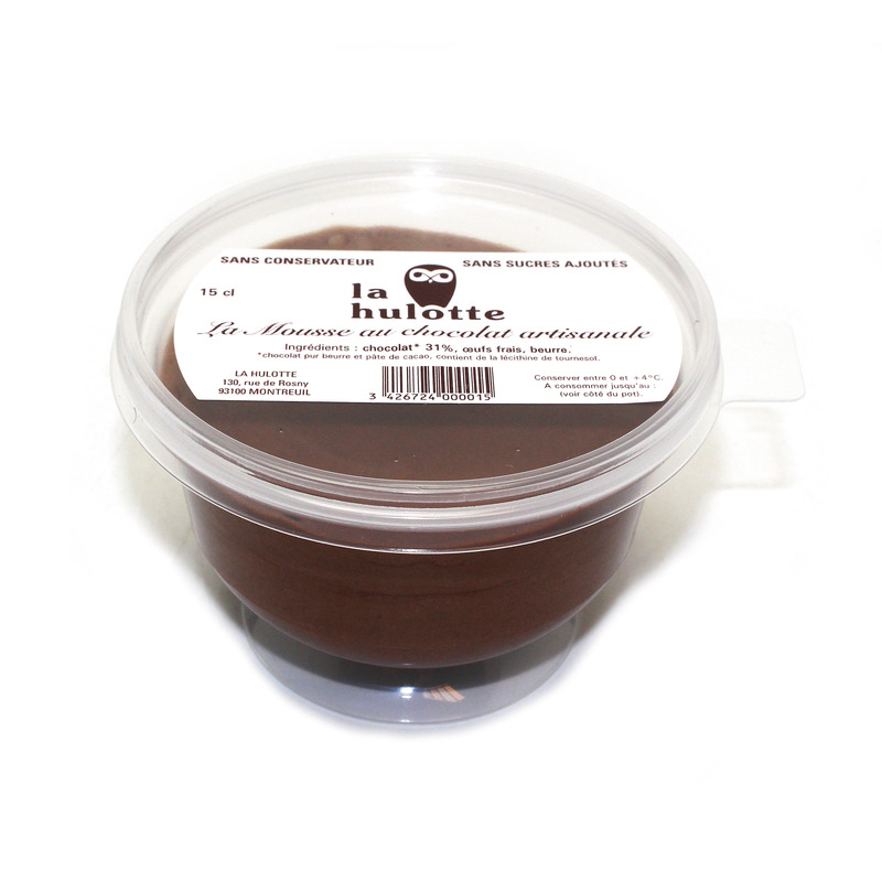 Mousse au chocolat artisanale 15cl 90g