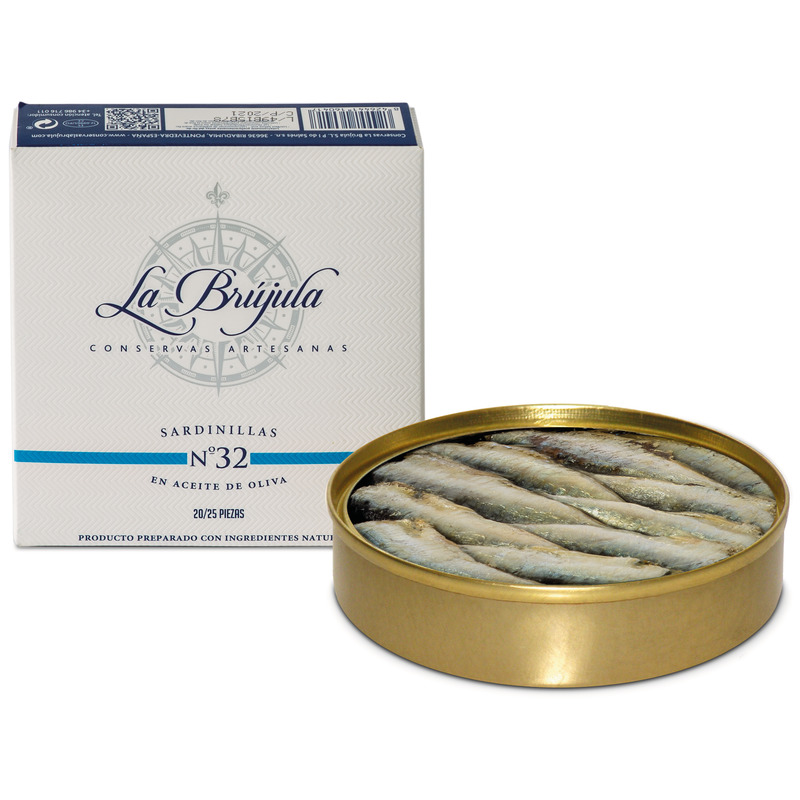 Sardinillas (mini sardines) à l'huile d'olive 20/25 boîte 130g