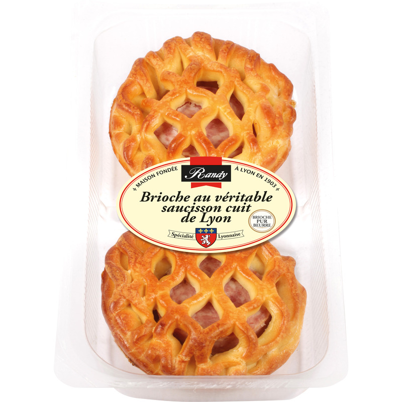 Brioche treille au saucisson lyonnais 2x110g