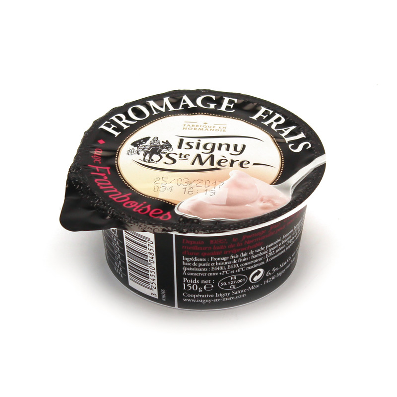 Cottage cheese with raspberry 150g