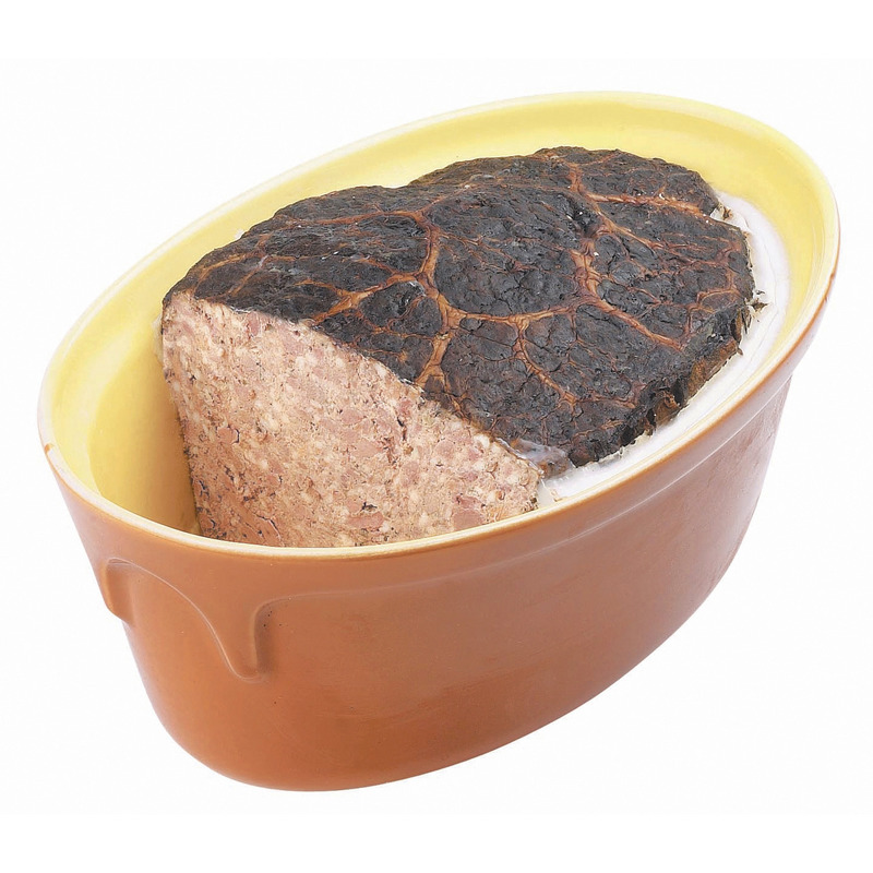Confit de foie de volaille viande française terrine grès 3,5kg