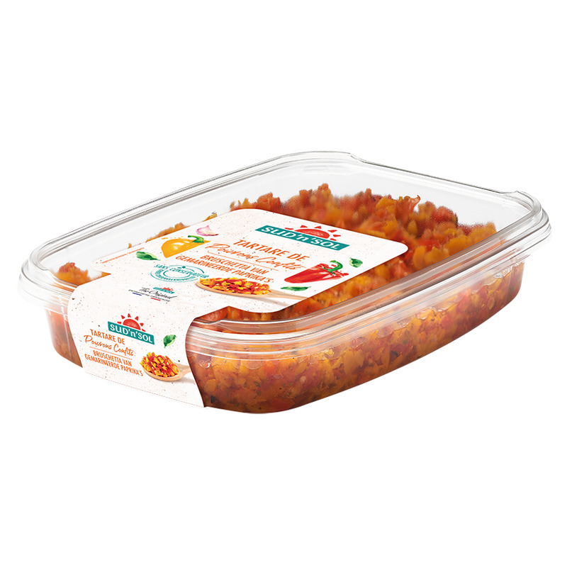 Tartare de poivrons confits barquette 1kg