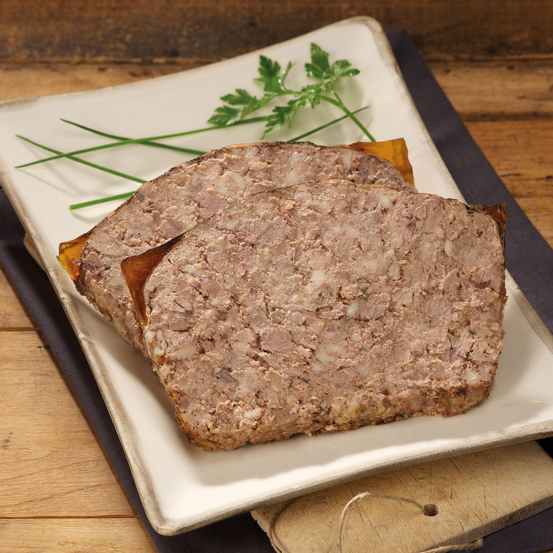 Confit de foie de porc à l'ancienne viande de porc français terrine grès ±3,2kg