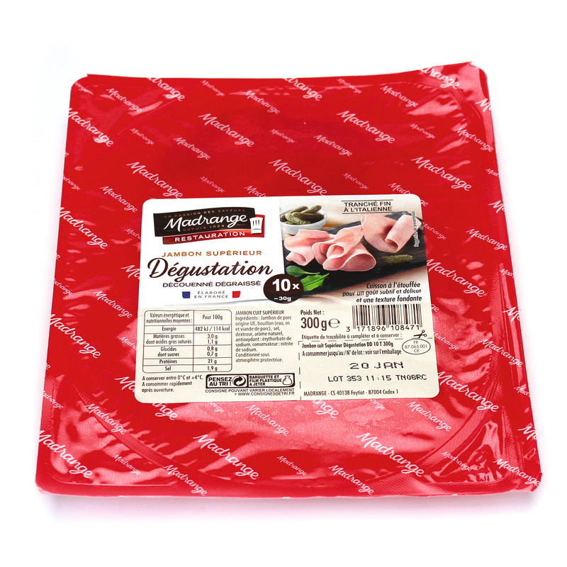 Superior sliced cooked ham 10x30g