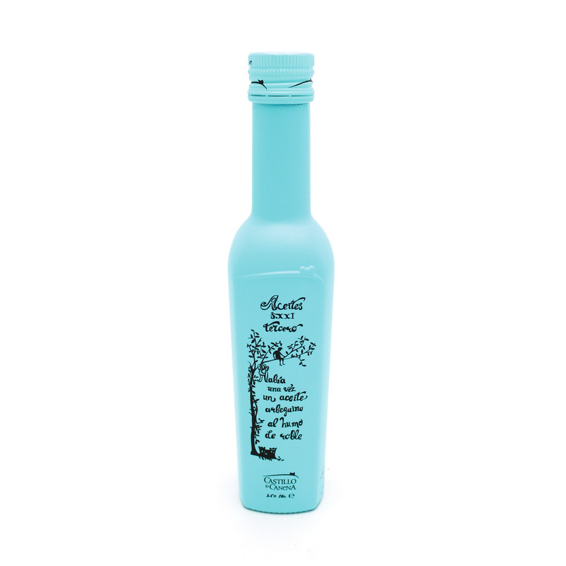 Huile d'olive arbequina à la fumée de chêne 250ml