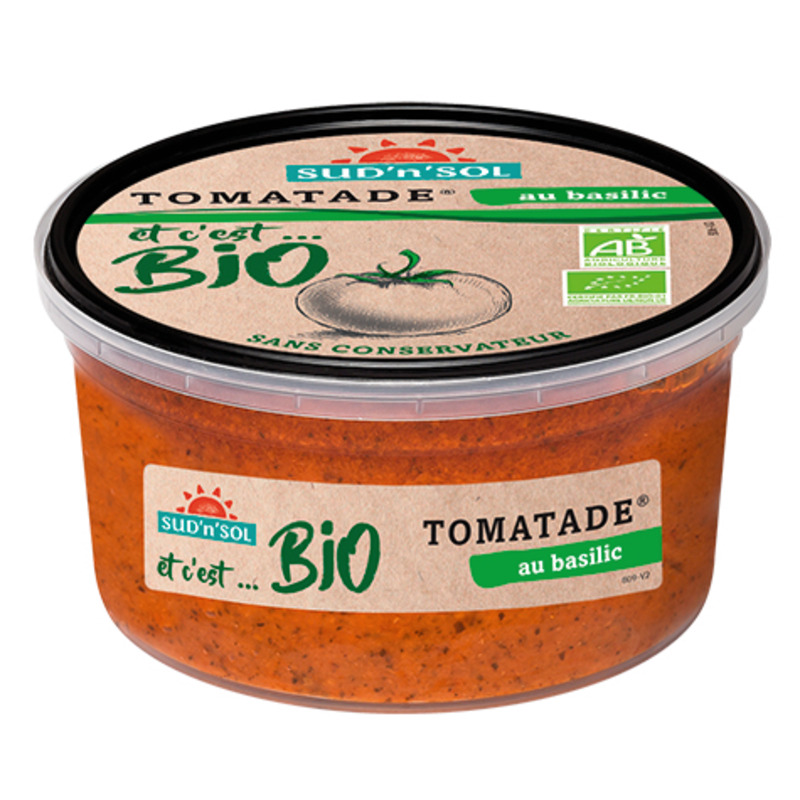 Tomatade au basilic BIO pot 450g