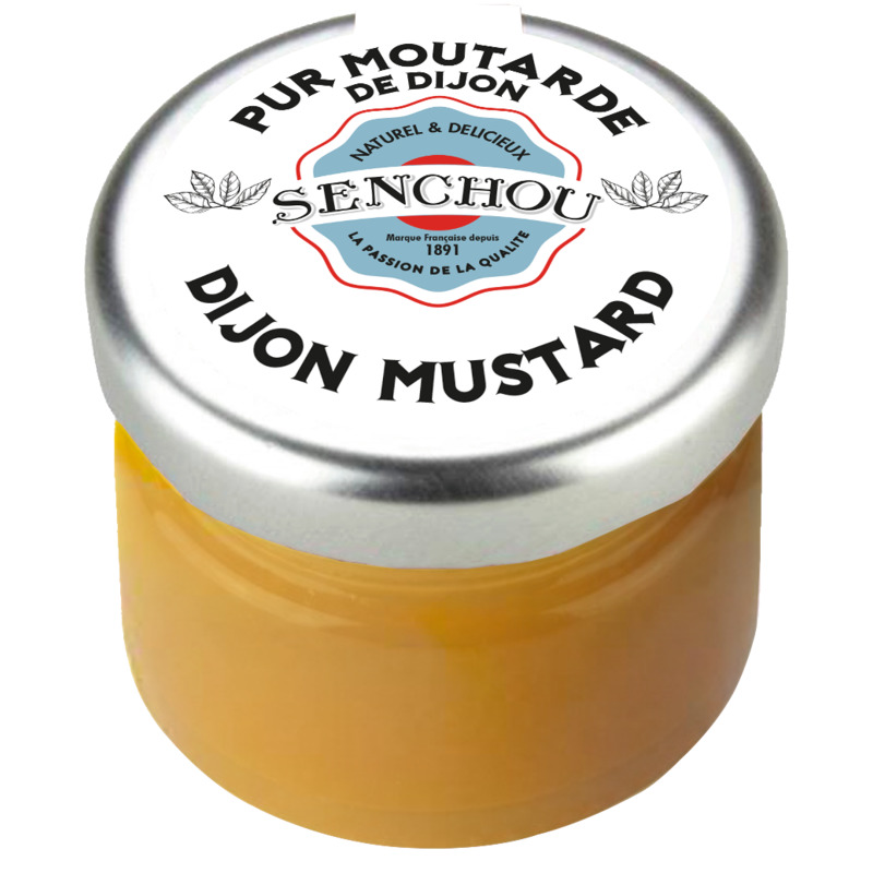 Dijon mustard jar 60x28g