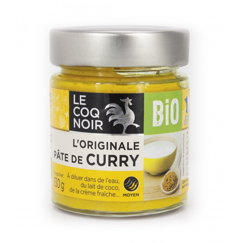 Pâte de curry BIO bocal 130g