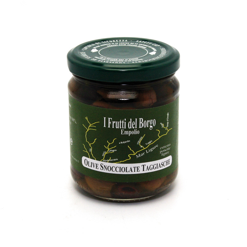 Olive Taggiasche dénoyautée à l'huile d'olive 180g
