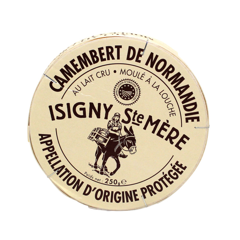 Camembert AOP Isigny au lait cru 250g