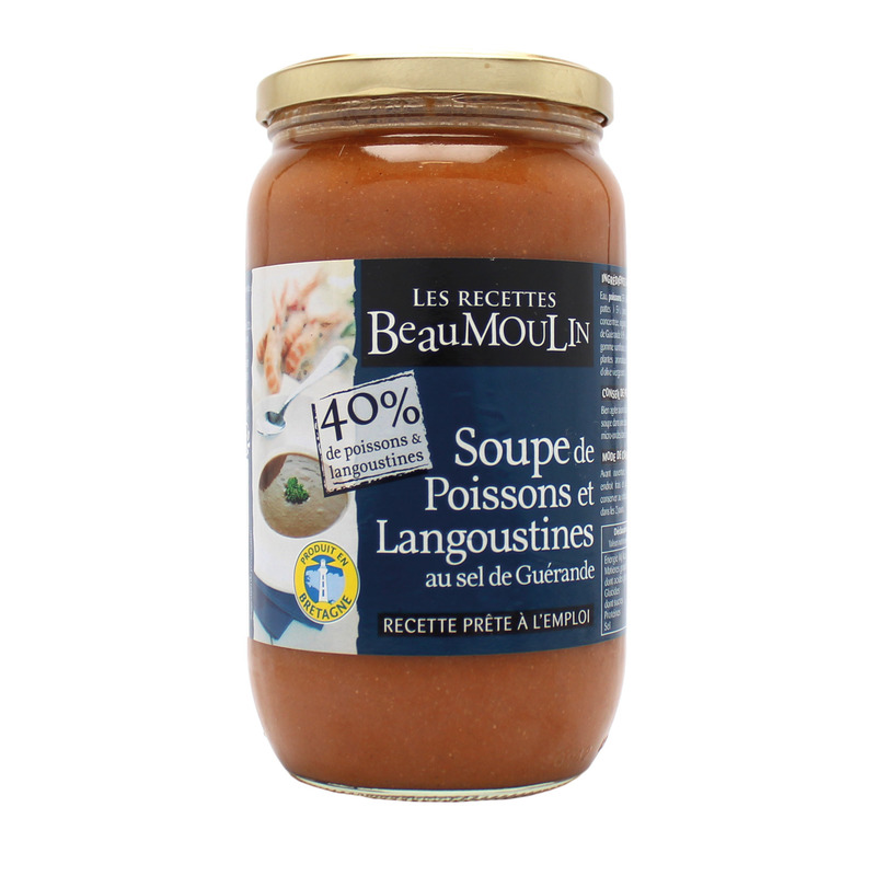 Fish soup and langoustines with Guérande salt 790g
