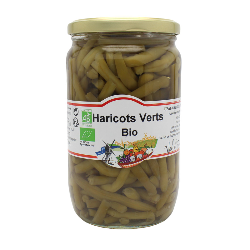 Haricots verts BIO bocal 72cl