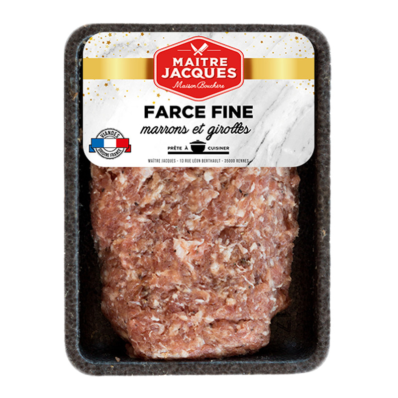 Farce fine marrons et girolles 400g