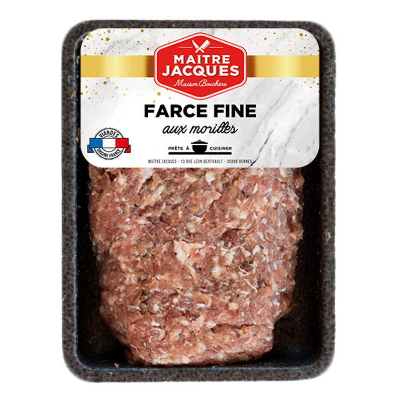 Farce fine aux morilles 2,9% 400g