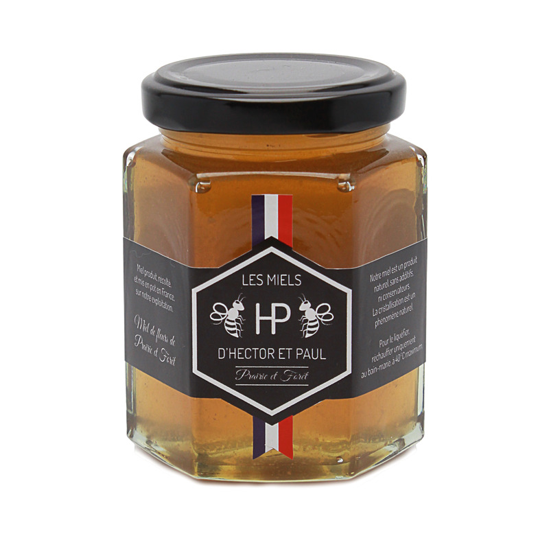 Miel de printemps de prairie et forêt bocal 250g