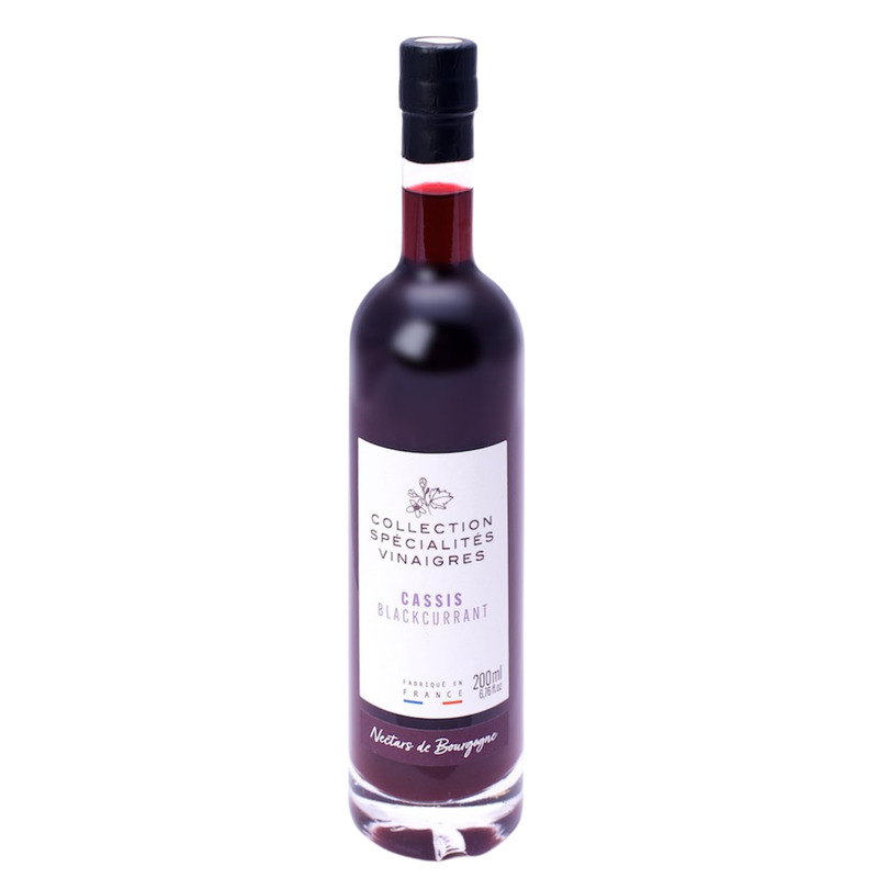 Vinaigre à la pulpe de cassis noir de Bourgogne 20cl